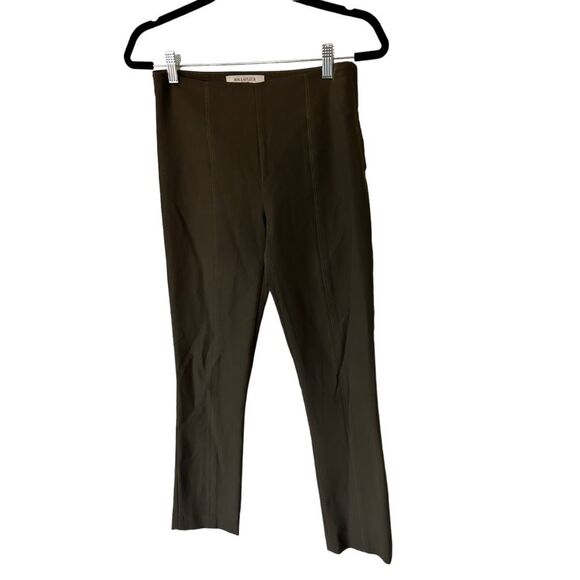 MM. La Fleur Powerstretch High Rise Size Zip Pants Olive Green Size 4 New York - Picture 4 of 14